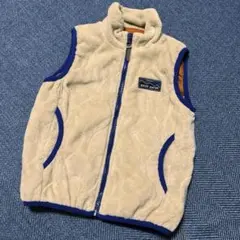 KRIFF MAYER フリースベスト アイボリー　美品