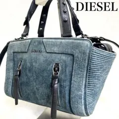 美品✨ディーゼル 2way ショルダー ハンドバッグ ヴィンテージデニム