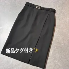 新品✨ ピンキー&ダイアン ダブルクロスレイヤードスリットスカート ブラックのサムネイル