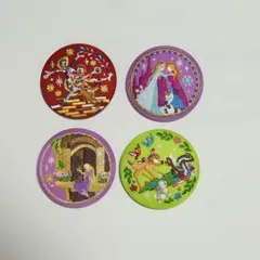 ディズニーキャラクターズ 刺繍缶バッジビスケット2