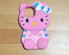 iPhone15スマホケースハローキティ サンリオ 韓国 ROSE