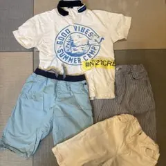 Pétit Bateau 短褲三件組 12歲/152公分 贈送 Numero T恤