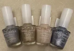 新品未使用　NAILS UNIQUE ネイルポリッシュ 4本セット