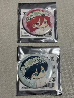 ブルーロック flower crown 缶バッジ 千切豹馬　糸師凛