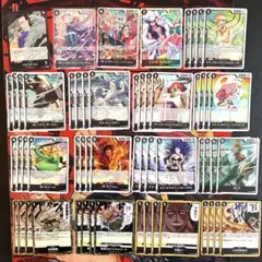 黒クロコダイルデッキ　パーツ　ボンクレーSRパラレル　ベンサムSRパラレル