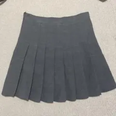 グレー プリーツ ミニスカート インナーパンツ付きのサムネイル