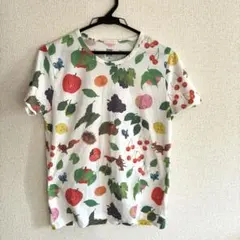 tupera tupera フルーツプリント Tシャツ Sサイズ