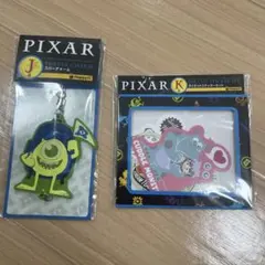 【モンスターズインクセット】ピクサー 1番くじ ラバーチャーム ステッカー