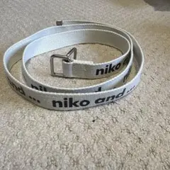 niko and ... ニコアンド　ベルト　白のサムネイル