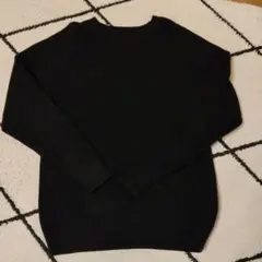 無印良品　メンズ　 リブ編み ニットセーター