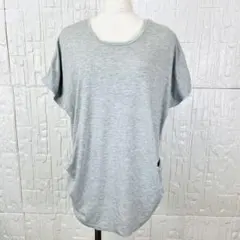 切替デザイン◎ 異素材カットソー　女性的シルエット✨【852】