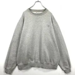 Champion ECOチャンピオン無地スウェットグレー刺繍ロゴヴィンテージ