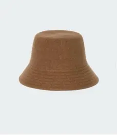 【美品】ウール100% ブラウン バケットハット バケハ ユニクロ キャメル