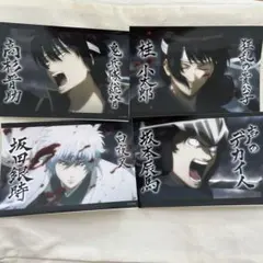 銀魂　ファミマプリント　ブロマイド　4枚　攘夷志士　銀時　桂　高杉　坂本辰馬