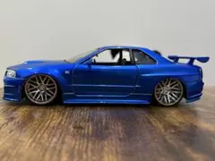 Jada 1/24 スカイラインGT-R R34ミニカーのサムネイル
