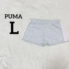PUMA 【L】 プーマ ショートパンツ グレー ピンク ハーフパンツ 運動