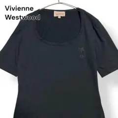 ヴィヴィアンウエストウッド★オーブ刺繍 Tシャツ カットソー スリット 洗えるのサムネイル