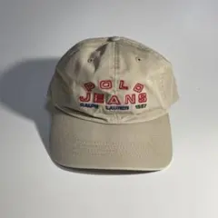 90s Polo Jeans Company キャップ サンド