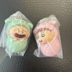 クレヨンしんちゃん　おくるみBabyスイング　ガチャガチャ　2種セット