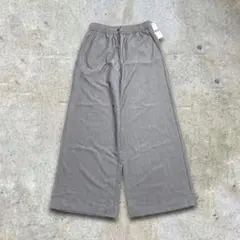 GU カジュアルパンツ グレー ウエストゴム XL
