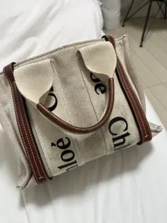 Chloé トートバッグ ベージュ キャンバス