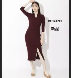 REDYAZEL 新品　チャイナディティール　ニット　セットアップ　スカート