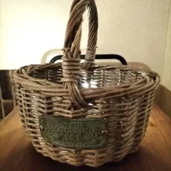 LA VIE PIANISSIMO 籐製バスケット 1993年製