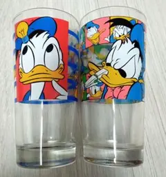 ドナルドダック グラス 2個セット