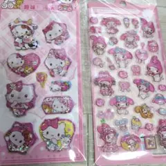 ボンボンドロップシール2枚 サンリオ ウォーターシール