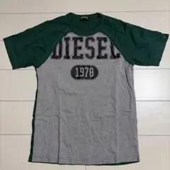 DIESEL 1978 Tシャツ S グレー/グリーン