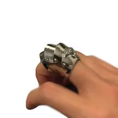 【即発送】アーマーリング シルバー ステンレス