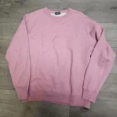 美品 90s OLD UNIQLO スウェット 薄ピンク XL 紺タグ