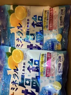【6袋】ブルボン ミネラル塩飴 グレープフルーツ味 クエン酸 塩あめ