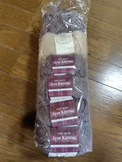 mini sports アランニッティング 毛糸