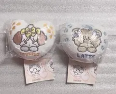 mikko characters クッションマスコット ムース/ラテ 2点セット