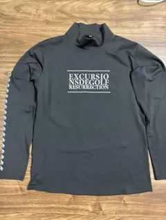 試着のみ新品未使用！EXCURSION GOLF ブラック長袖シャツ M