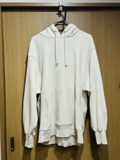 アイボリー フード付き スウェット 大きめ