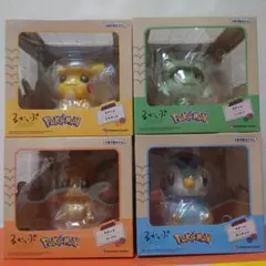 ポケモン るかっぷ 4点 フィギュア ピカチュウ ニャオハ ポッチャマ 新品