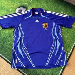 サッカー　ウェア　adidas 日本代表 Tシャツ　青