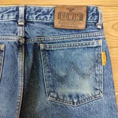 90s EDWIN 青文字タグ テーパード デニム LOT.1510-93