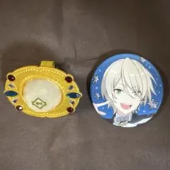 あんスタ　白鳥藍良　スタライ　リングライト　缶バッジ