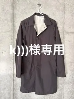 KIRED/キレッド】スモークブラウン ボンディングハーフコート サイズ50