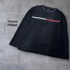 トミーヒルフィガー　Tommy Hilfiger ロンT 黒　長袖　XL