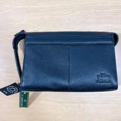 新品未使用、タグ付き、St. James's Club 、本革バッグ 黒