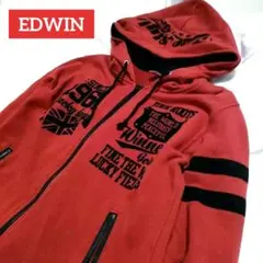 【EDWIN】MEN'S ジップアップパーカー 両面デザイン アウター仕様