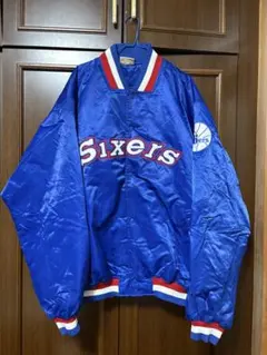 【週末値下】 NBA Philadelphia 76ers スタジアムジャケット 2025年最新】76ers スタジャンの人気アイテム - メルカリ