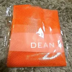 DEAN&DELUCA　ショッピングバッグ　コーラルオレンジ