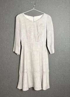 PROPORTION BODY DRESSING グレー 七分袖 ワンピース