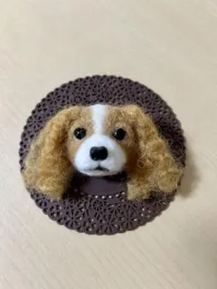 羊毛フェルト てち様　シーズー　ブローチ　犬　ハンドメイド オーダー 羊毛フェルト 犬 シーズー ブローチ 飾り ハンドメイド - メルカリ