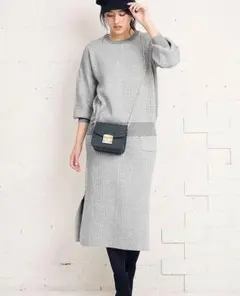 KOBE LETTUCE　グレンチェック柄 セットアップ ニット